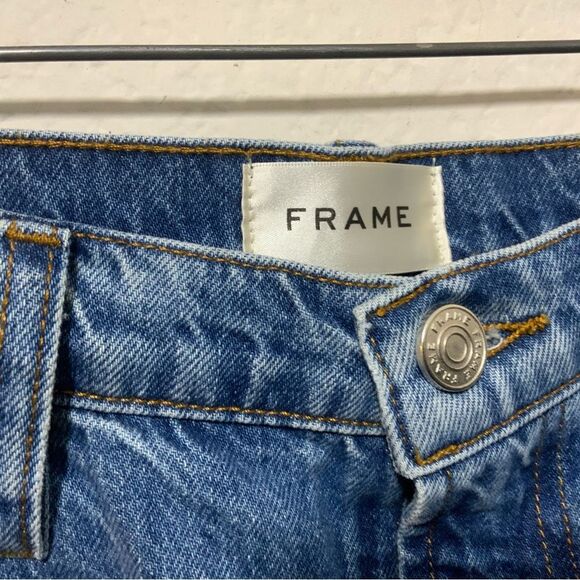 Frame denim Midmaxii angled seam Aline skirt size 27 - Picture 4 of 8